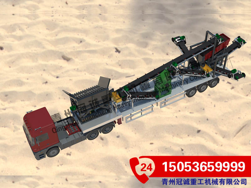 移動(dòng)式分離破碎制砂設(shè)備 移動(dòng)式分離破碎制砂設(shè)備