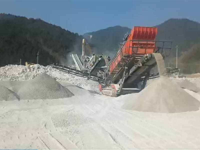 移動破碎制砂生產(chǎn)線